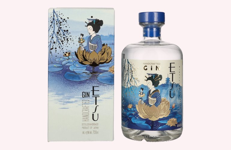 Etsu Handcrafted Gin 43% Vol. 0,7l in geschenkverpakking