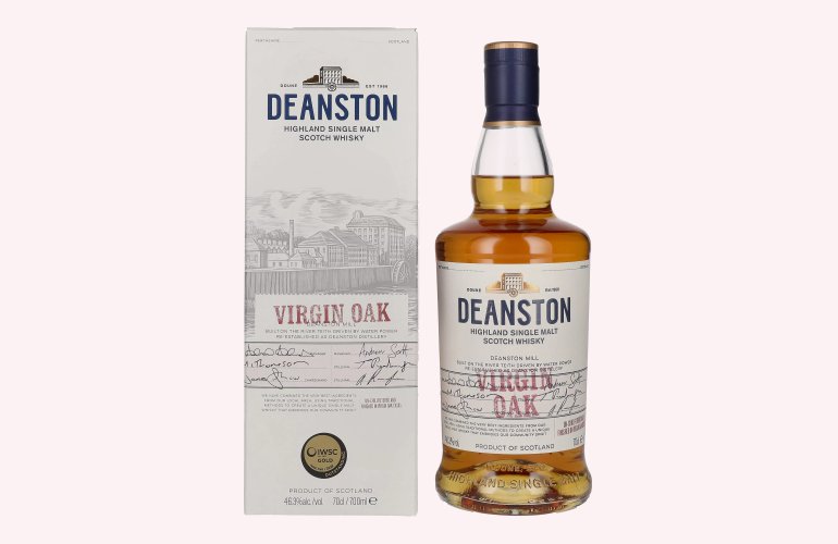 Deanston VIRGIN OAK Highland Single Malt 46,3% Vol. 0,7l in geschenkverpakking