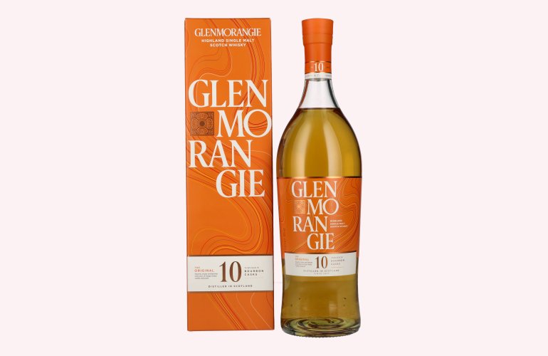 Glenmorangie THE ORIGINAL 10 Years Old Highland Single Malt 40% Vol. 1l en boîte cadeau