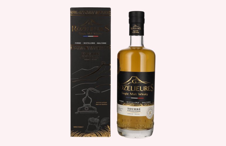 G. Rozelieures TOURBÉ COLLECTION Single Malt Whisky 46% Vol. 0,7l in geschenkverpakking