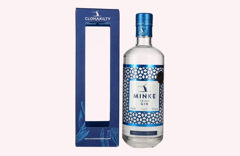 Minke Irish Gin 43,2% Vol. 0,7l en boîte cadeau