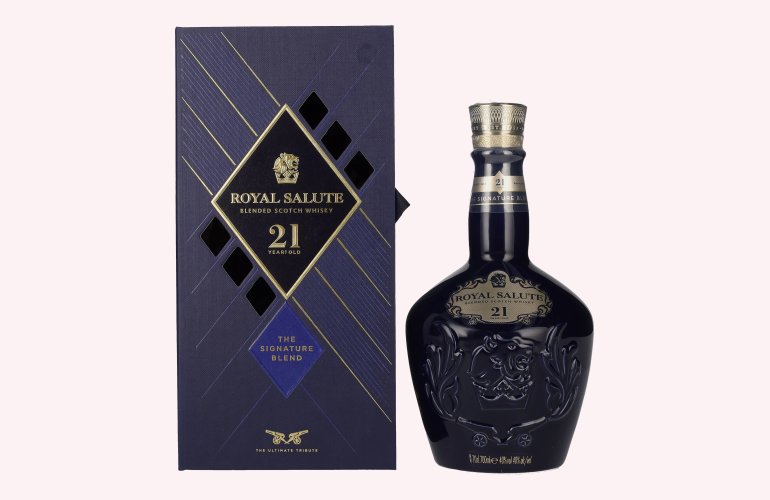 Royal Salute 21 Years Old THE SIGNATURE BLEND 40% Vol. 0,7l en boîte cadeau