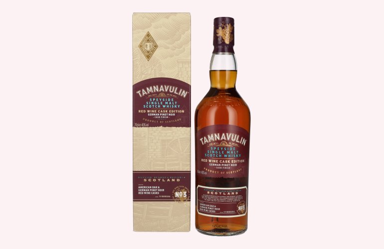 Tamnavulin GERMAN PINOT NOIR CASK Speyside Single Malt Scotch Whisky 40% Vol. 0,7l in Geschenkbox