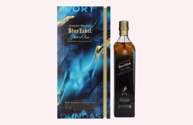 Johnnie Walker Blue Label Ghost & Rare Special Blend Port Dundas 2022 43,8% Vol. 0,7l in geschenkverpakking