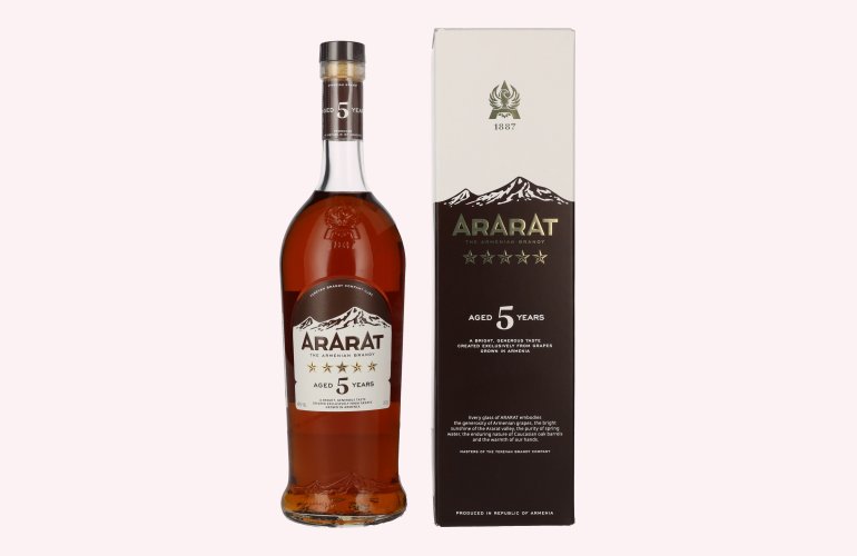 Ararat 5 Years Old 40% Vol. 0,7l in Giftbox