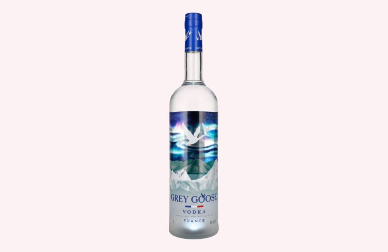 Grey Goose Vodka NORTHERN LIGHTS Edition 40% Vol. 1,5l + LED Lichtsticker