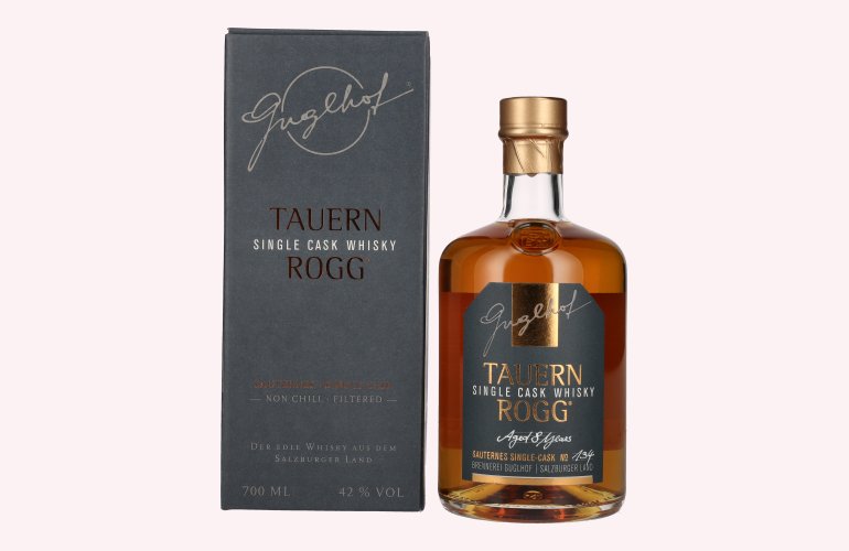 Guglhof TAUERN ROGG 8 Years Old Sauternes Single Cask 42% Vol. 0,7l en boîte cadeau