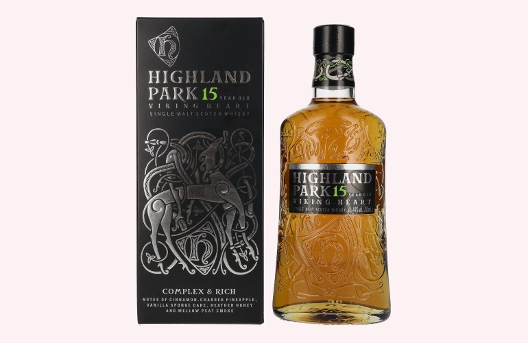 Highland Park 15 Years Old VIKING HEART 44% Vol. 0,7l en boîte cadeau