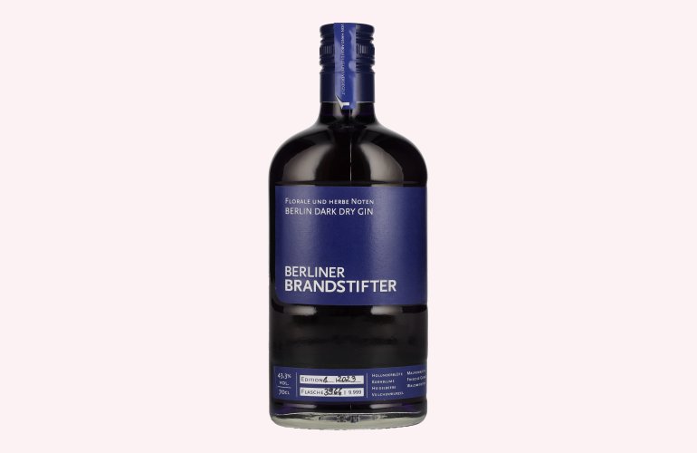 Berliner Brandstifter Berlin DARK Dry Gin Edition 1. 2023 43,3% Vol. 0,7l