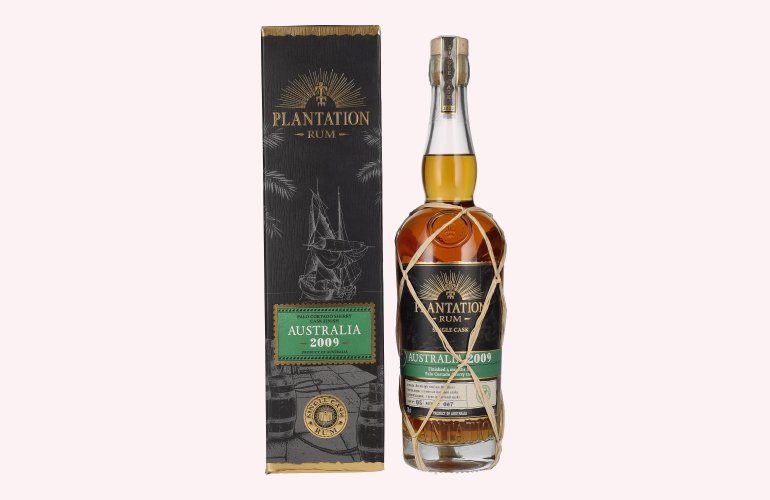 Plantation Rum AUSTRALIA Single Cask Sherry Palo Cortado Finish 2009 45,3% Vol. 0,7l in geschenkverpakking