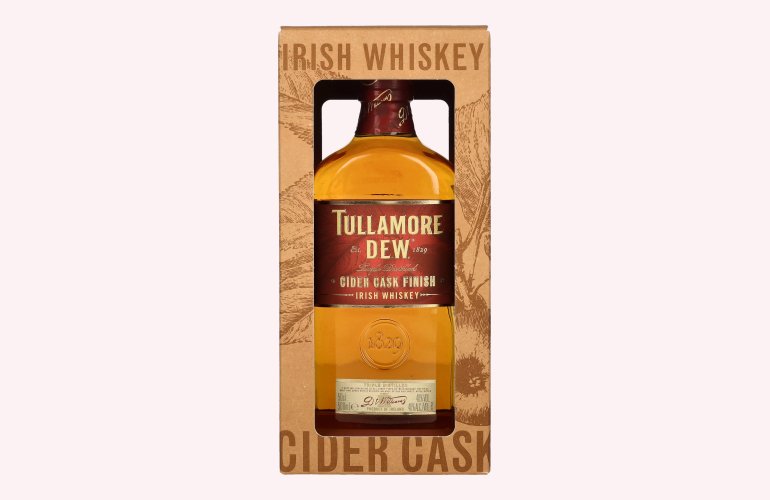 Tullamore D.E.W. Irish Whiskey CIDER CASK Finished 40% Vol. 0,5l en boîte cadeau