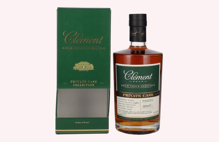 Clément Rhum Vieux Agricole PRIVATE CASK Oloroso 61,1% Vol. 0,7l en boîte cadeau