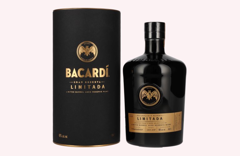 Bacardi Gran Reserva LIMITADA Limited Batch Rum 40% Vol. 1l in geschenkverpakking