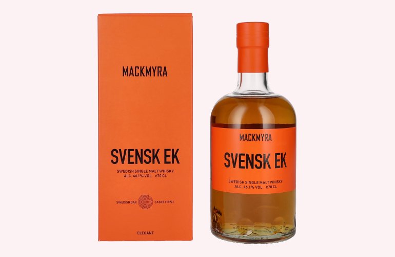 Mackmyra Svensk EK Swedish Single Malt Whisky 46,1% Vol. 0,7l in geschenkverpakking