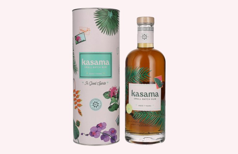 Kasama 7 Years Old Small Batch Rum 40% Vol. 0,7l in geschenkverpakking