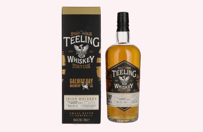 Teeling Whiskey STOUT CASK GALWAY BAY BREWERY Irish Whiskey 46% Vol. 0,7l in geschenkverpakking