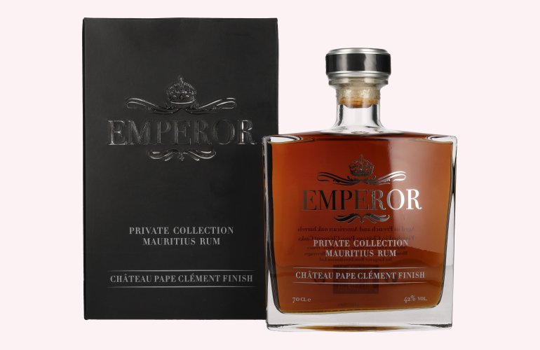 Emperor Mauritian Rum PRIVATE COLLECTION Château Pape Clément Finish 42% Vol. 0,7l in geschenkverpakking