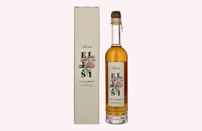 Berta Grappa Elisi 43% Vol. 0,5l in geschenkverpakking