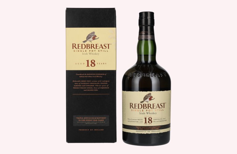 Redbreast 18 Years Old Single Pot Still Irish Whiskey 46% Vol. 0,7l