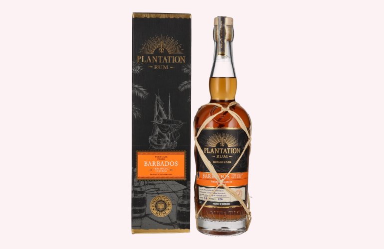 Plantation Rum BARBADOS Single Cask Port Finish Very Special Old 44,9% Vol. 0,7l in geschenkverpakking