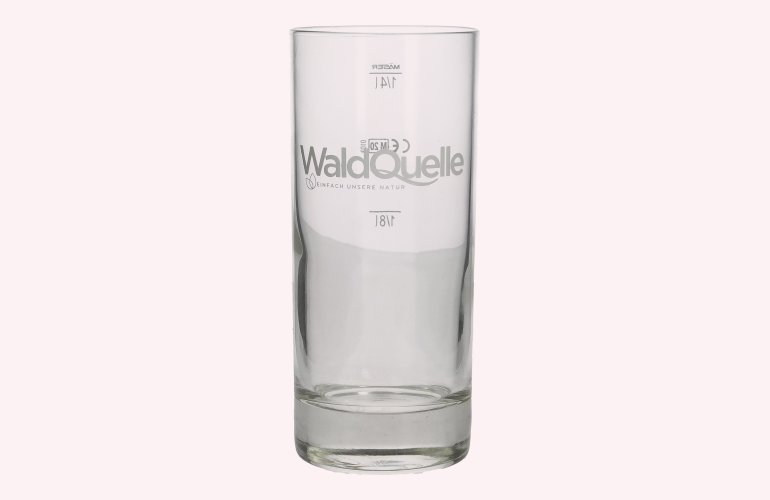 Waldquelle Glas 0,25l met kalibratie