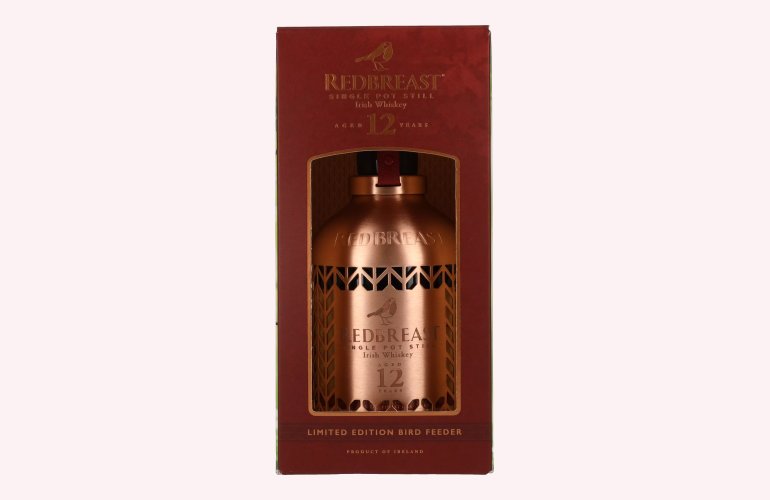 Redbreast 12 Years Old Limited Edition Bird Feeder Red Edition 2021 40% Vol. 0,7l en boîte cadeau