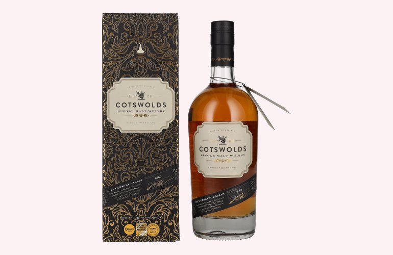 Cotswolds ODYSSEY BARLEY Single Malt Whisky 2017 46% Vol. 0,7l en boîte cadeau