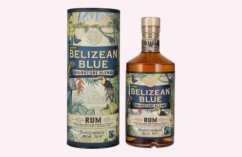 Belizean Blue SIGNATURE BLEND Rum 40% Vol. 0,7l in Giftbox