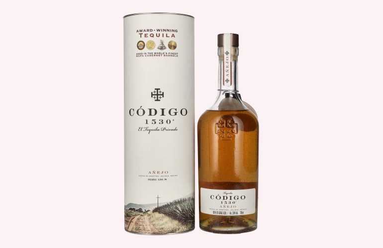 Código 1530 AÑEJO Tequila 38% Vol. 0,7l en boîte cadeau