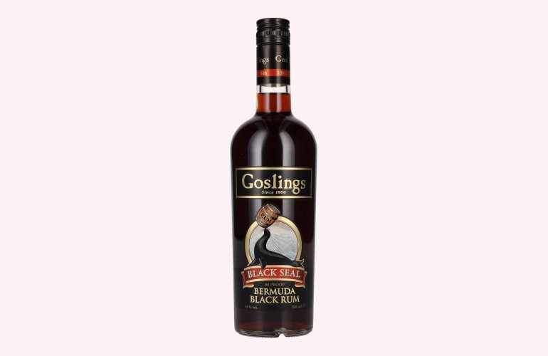 Goslings Black Seal 80 PROOF Bermuda Black Rum 40% Vol. 0,7l