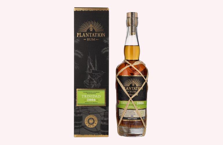 Plantation Rum TRINIDAD 2008 Chardonnay Maturation Edition 2021 49,6% Vol. 0,7l en boîte cadeau