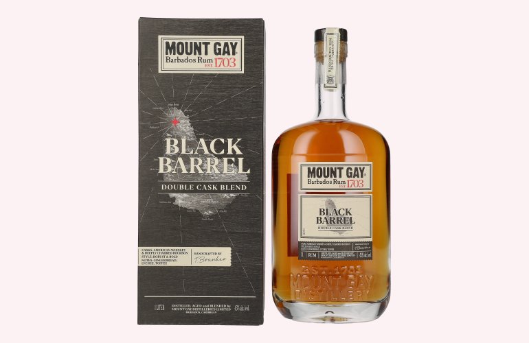 Mount Gay 1703 BLACK BARREL Barbados Rum 43% Vol. 1l in Geschenkbox