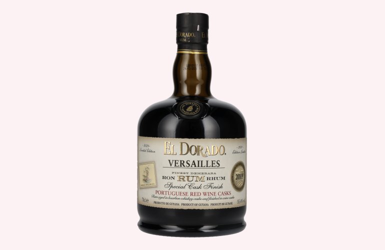 El Dorado Rum VERSAILLES Special Portuguese Red Wine Casks 2005 55,4% Vol. 0,7l