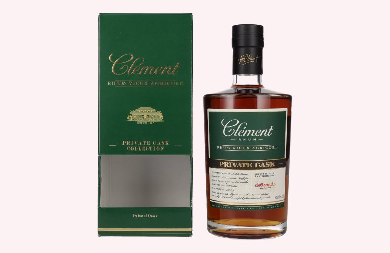 Clément Rhum Vieux Agricole PRIVATE CASK Pedro Ximénez by delicando 60,8% Vol. 0,7l in geschenkverpakking