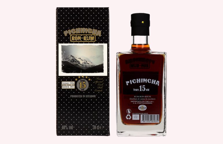 Pichincha Rum 15 Years Finest Special Cask Palo Cortado 40% Vol. 0,7l en boîte cadeau