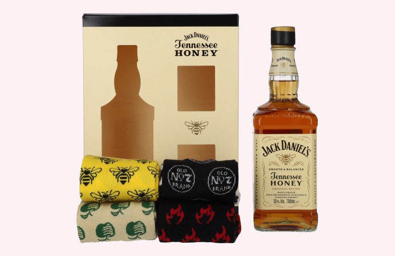 Jack Daniel's Tennessee HONEY 35% Vol. 0,7l mit Socken