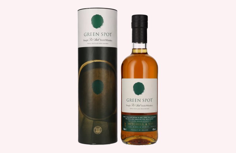 Green Spot Single Pot Still Irish Whiskey 40% Vol. 0,7l in geschenkverpakking