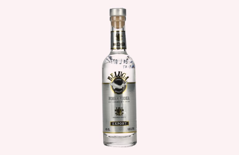 Beluga Noble Vodka EXPORT Montenegro 40% Vol. 0,05l