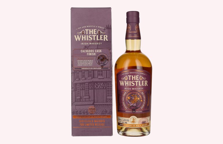 The Whistler Irish Whiskey CALVADOS CASK FINISH 43% Vol. 0,7l en boîte cadeau