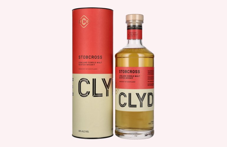 Clydeside STOBCROSS Lowland Single Malt 46% Vol. 0,7l in geschenkverpakking