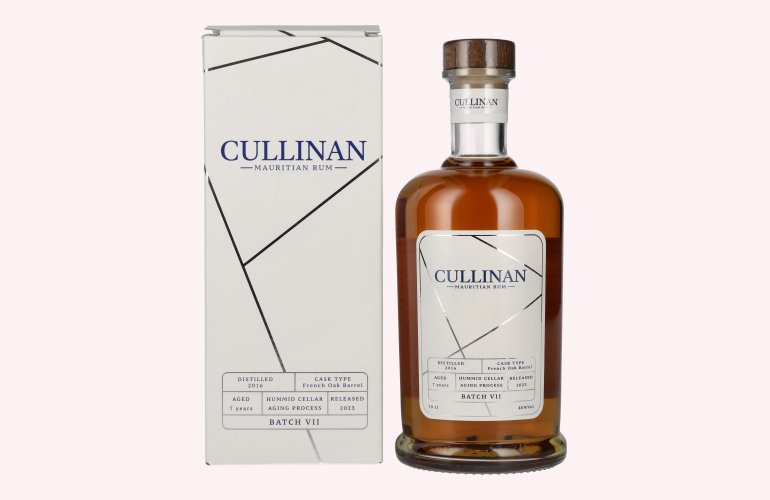 CULLINAN 7 Years Old Mauritian Rum Batch VII 40% Vol. 0,7l en boîte cadeau