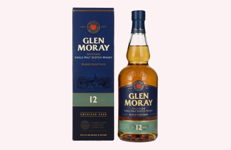 Glen Moray 12 Years Old Elgin Heritage 40% Vol. 0,7l in geschenkverpakking