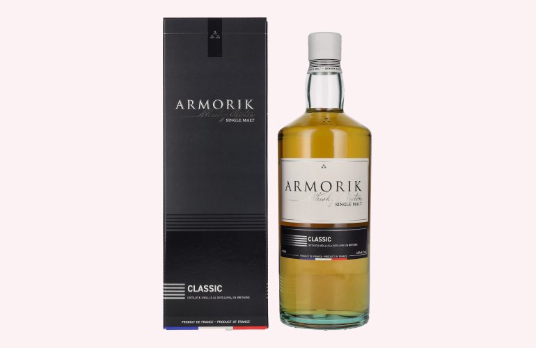 Armorik CLASSIC Whisky Breton Single Malt 46% Vol. 0,7l in geschenkverpakking