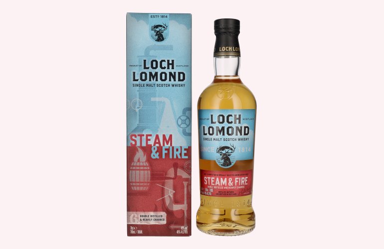 Loch Lomond STEAM & FIRE Single Malt Scotch Whisky 46% Vol. 0,7l in geschenkverpakking