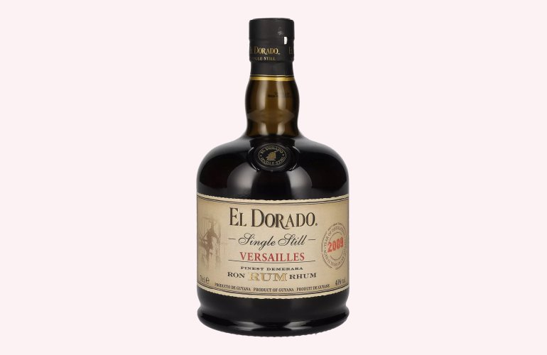 El Dorado VERSAILLES Single Still Finest Demerara Rum 2009 40% Vol. 0,7l