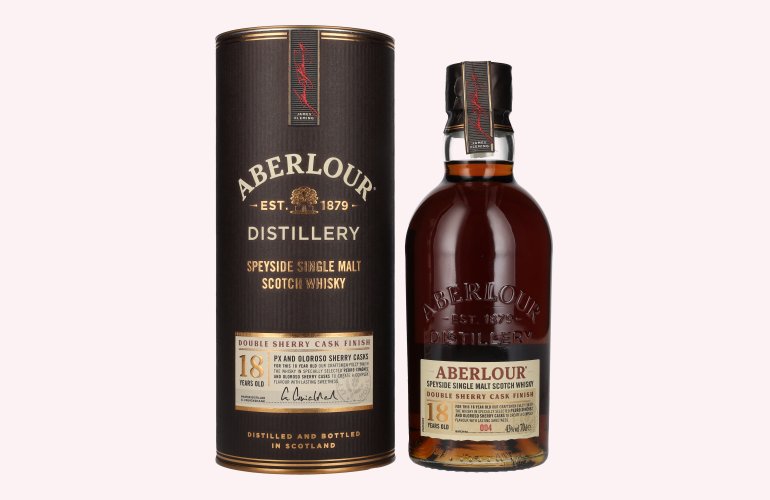 Aberlour 18 Years Old Double Sherry Cask Finish Batch No. 004 43% Vol. 0,7l in geschenkverpakking