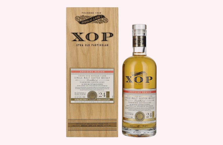 Douglas Laing XOP Tormore 24 Years Old Single Cask Malt 1995 50,7% Vol. 0,7l in Holzkiste