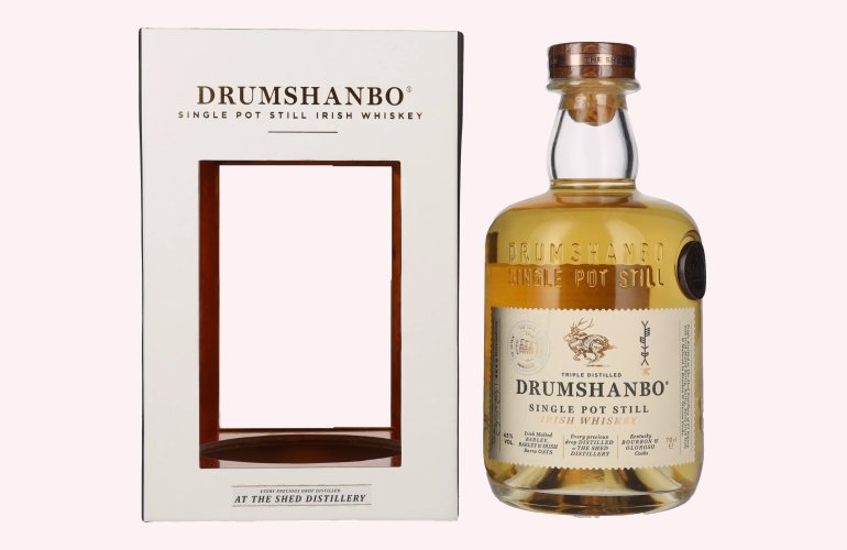 Drumshanbo Single Pot Still Irish Whiskey 43% Vol. 0,7l en boîte cadeau