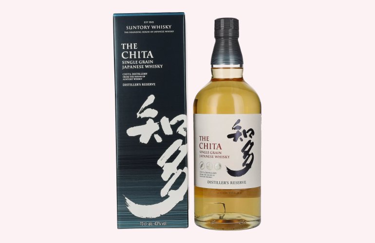 Suntory Whisky THE CHITA Single Grain Japanese Whisky 43% Vol. 0,7l in geschenkverpakking