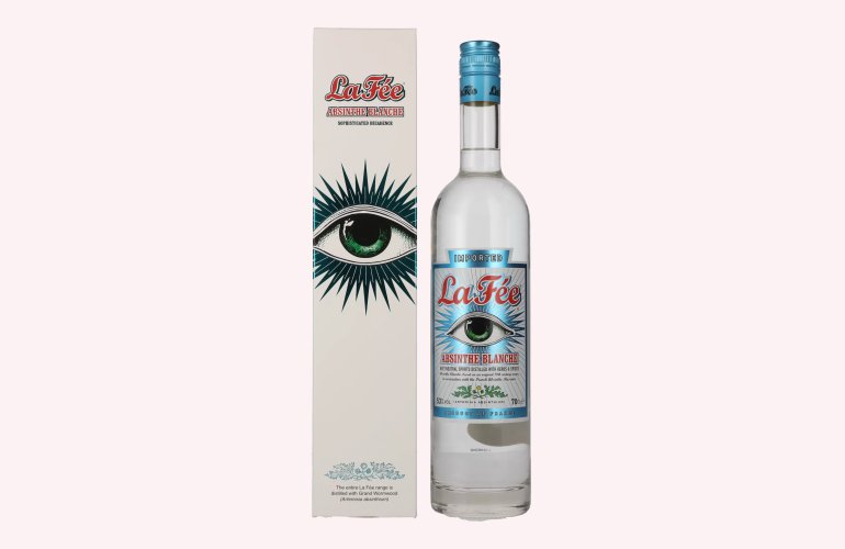 La Fée Absinthe BLANCHE 53% Vol. 0,7l en boîte cadeau